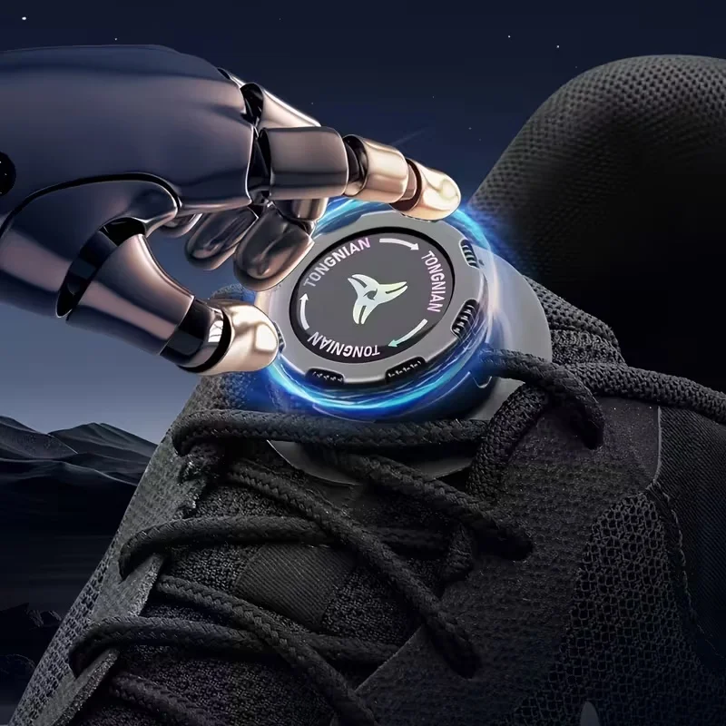 Quick-Tie Casual Sneaker Laces, No-Tie Locking System - Plastic Rotating Shoelace Fasteners - Secure Lock Sport Shoe Accessories