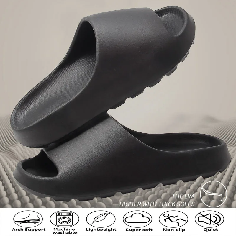 Coconut Slippers Men Women EVA Soft Like Stepping on Shit Thick Soled Sandals Solf Non-slip Wearing Slipper Outdoor Indoor Shoes
