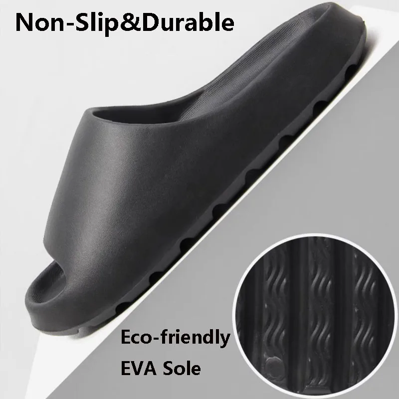 Coconut Slippers Men Women EVA Soft Like Stepping on Shit Thick Soled Sandals Solf Non-slip Wearing Slipper Outdoor Indoor Shoes