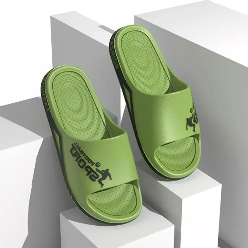 New Men's Slippers for Summer Outdoor Wear, EVA Sports Trend, Couple's Home Bathroom, Soft Soled Home, Men's Cool Slippers