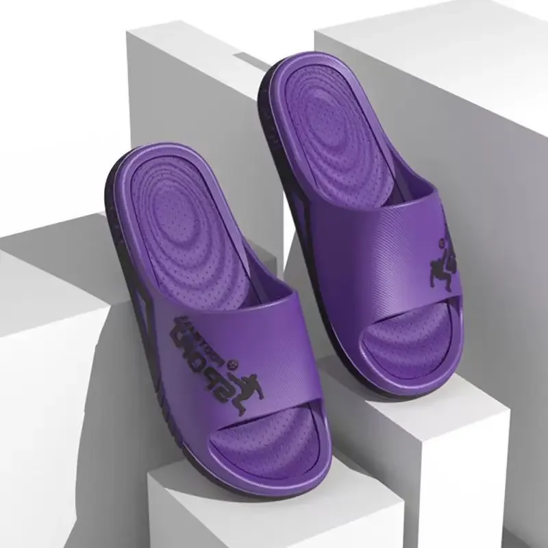 New Men's Slippers for Summer Outdoor Wear, EVA Sports Trend, Couple's Home Bathroom, Soft Soled Home, Men's Cool Slippers