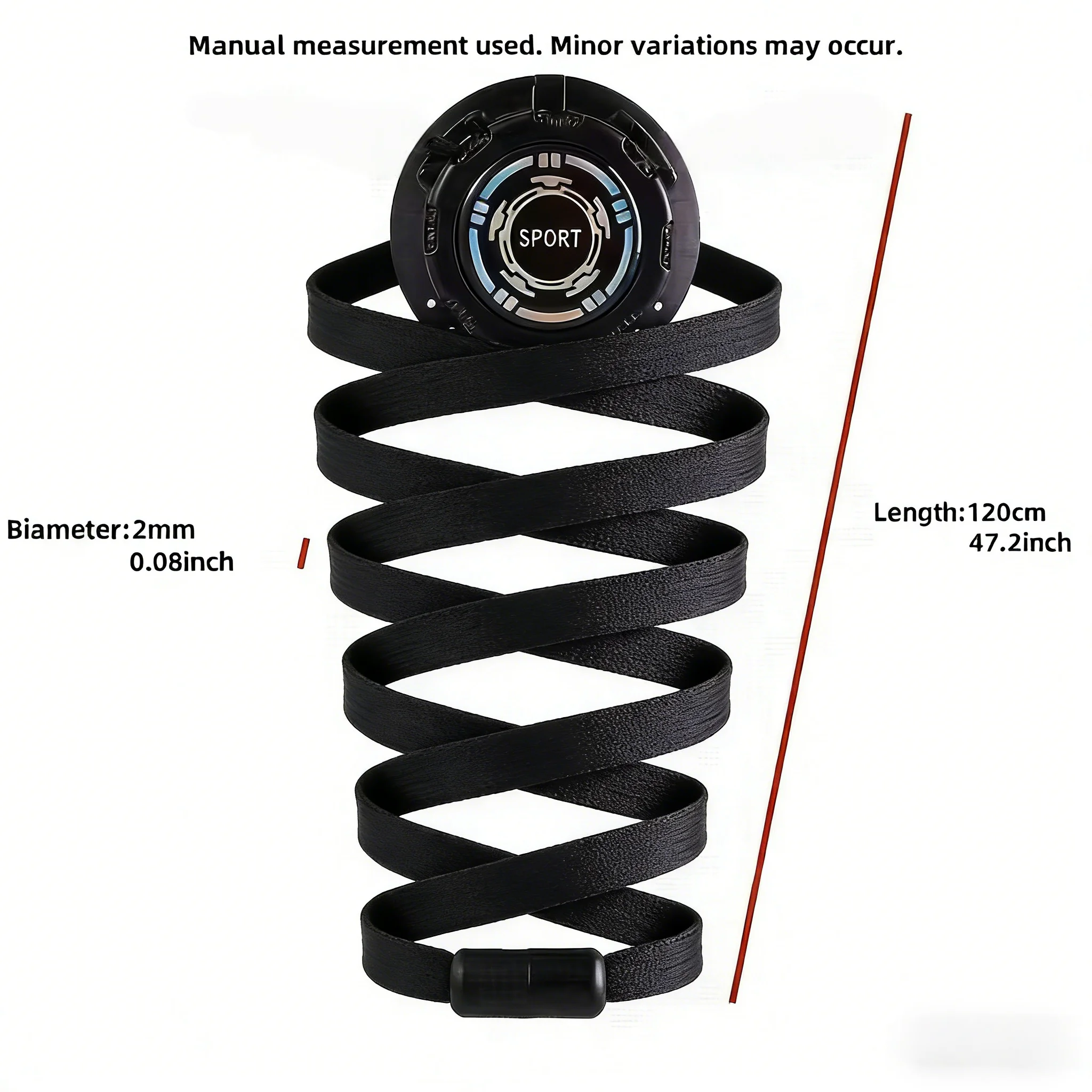 1 Pair of Tech Design No-Tie Shoe Buckles - Rotating Quick-Adjust Fasteners for Thick Laces, Unisex for Sports & Outdoor