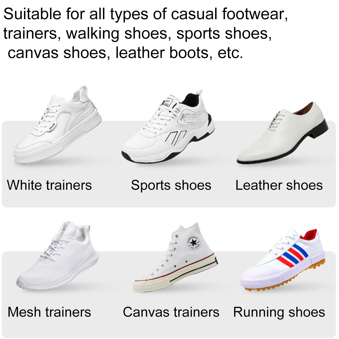 KJM Shoe Dry Cleaning Foam Agent, Quick Clean Foam Cleaner for White Sneakers, Canvas Shoes and Footwear