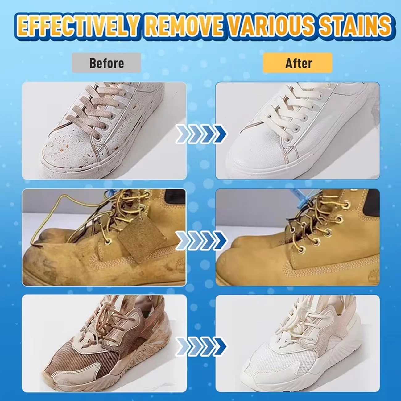 KJM Shoe Dry Cleaning Foam Agent, Quick Clean Foam Cleaner for White Sneakers, Canvas Shoes and Footwear