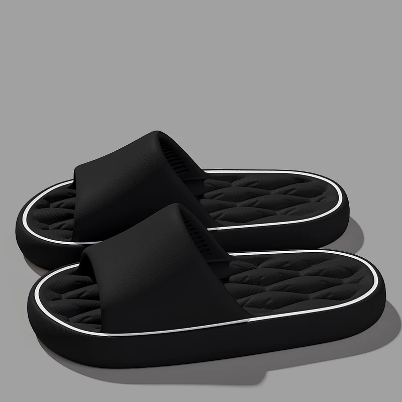 Big Size Men's Slippers Summer Ligtweight Indoor Home Bathroom Sandals Anti-Slip Soft EVA Sole Outdoor Beach Couple shoes