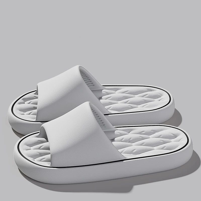 Big Size Men's Slippers Summer Ligtweight Indoor Home Bathroom Sandals Anti-Slip Soft EVA Sole Outdoor Beach Couple shoes