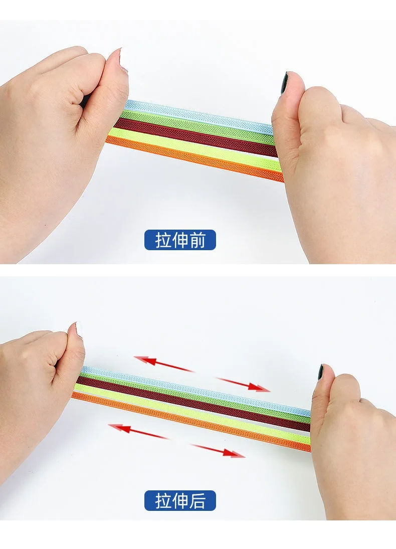 1 Pair No Tie Shoe Laces Colorful Buckle Flat Shoelaces Colorful Fashion Without Ties Elastic Laces Sneaker Kids Adult Widened