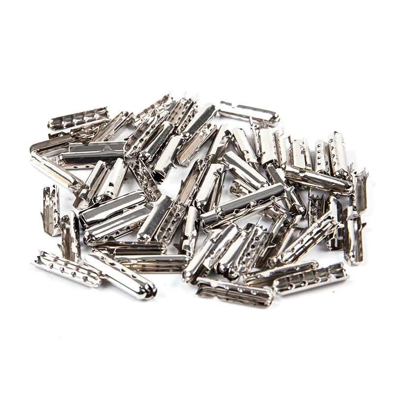 50-500PCS DIY Shoelaces Repair Shoe Lace Tips Replacement End Shoelace Head Aglets Shoes Rope Head Rope Cip Tail Clamp Bullet