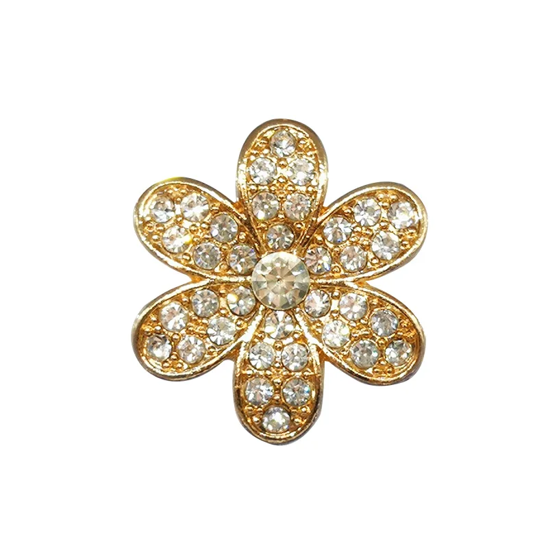 1pcs Designer Golden Crown Metal Shoe Charms Sea Star Shell Luxury Decorations for Shoe Accessorie Heart Pins for Women Girls