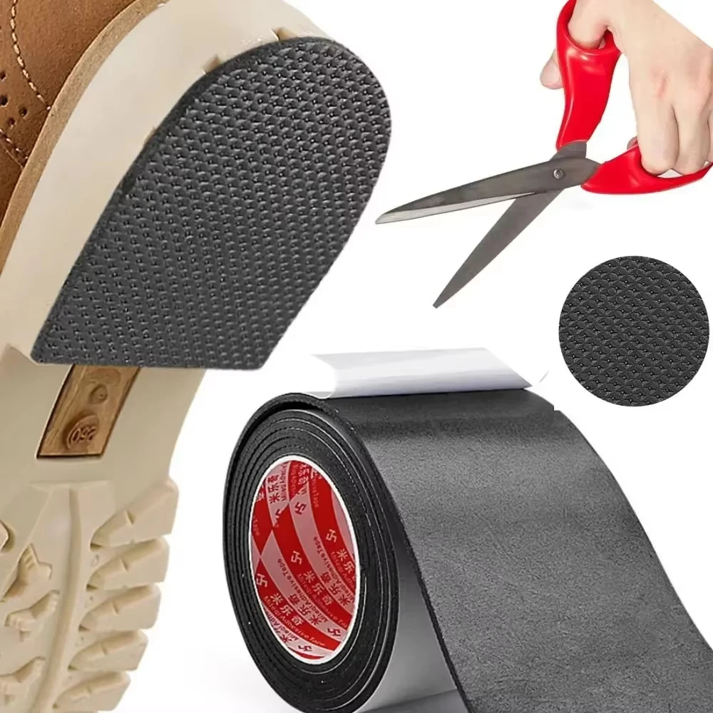 1roll 5/10cm Non-Slip Shoe Sole Sticker Wearable Repair Mute Cushion Sticker Thick Outsole Shoes Pads for Shoes Accessories