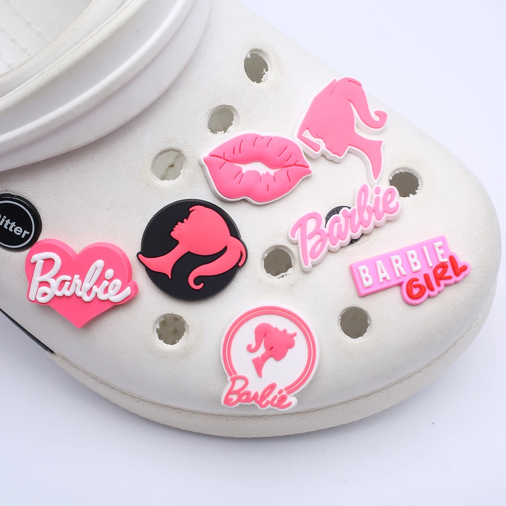 17/50pcs Mixed Girls Cartoon Series for Shoe Charms Accessories for Classic Clog Shoe Decoration Fit Wristband Kids Gifts