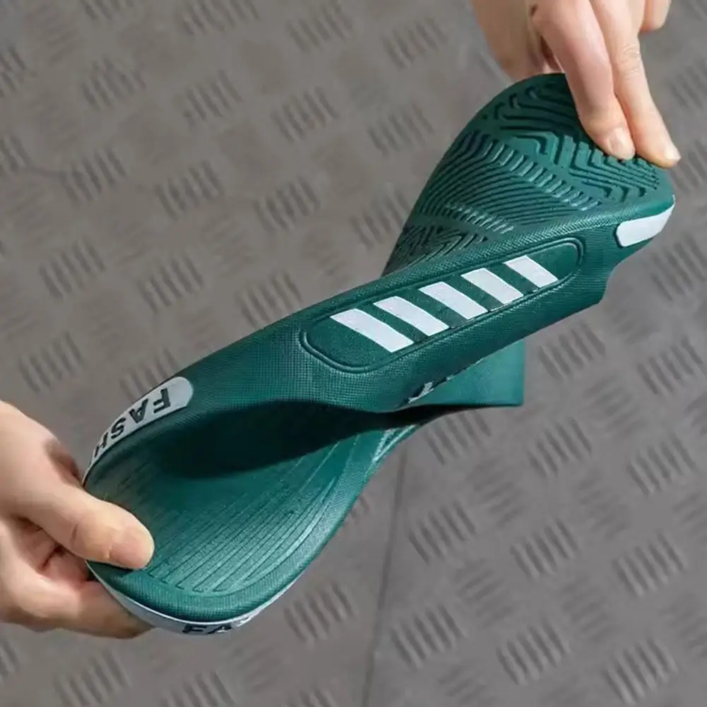 Men Sport Slippers EVA Lightweight Non‑Slip Beach Shower Slipper Unisex Casual Open Toe Sandals For Bathroom Outdoor