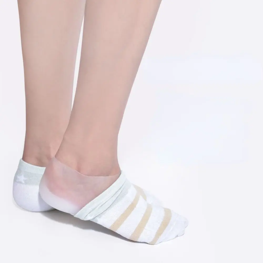 1Pair 2-6cm Insoles for Plantar Fasciitis Shoe Sole Invisible Height Increased Insole Silicone Heel Socks for Women Men Insoles