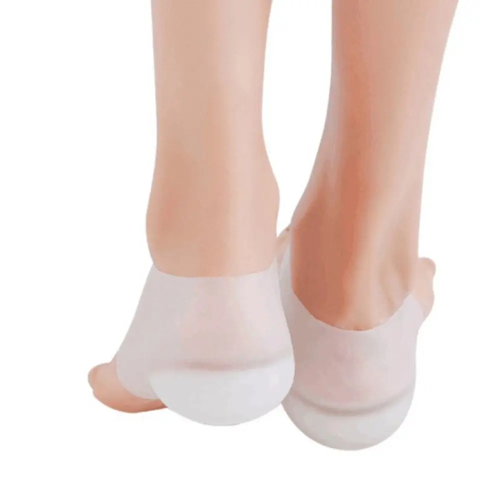 1Pair 2-6cm Insoles for Plantar Fasciitis Shoe Sole Invisible Height Increased Insole Silicone Heel Socks for Women Men Insoles