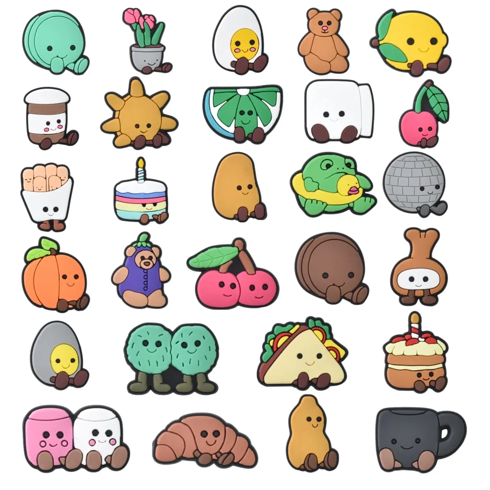 Featuring Cute Foods, Animals & Whimsical Characters. Personalize Your Shoes With These Sweet, Playful Accessories.