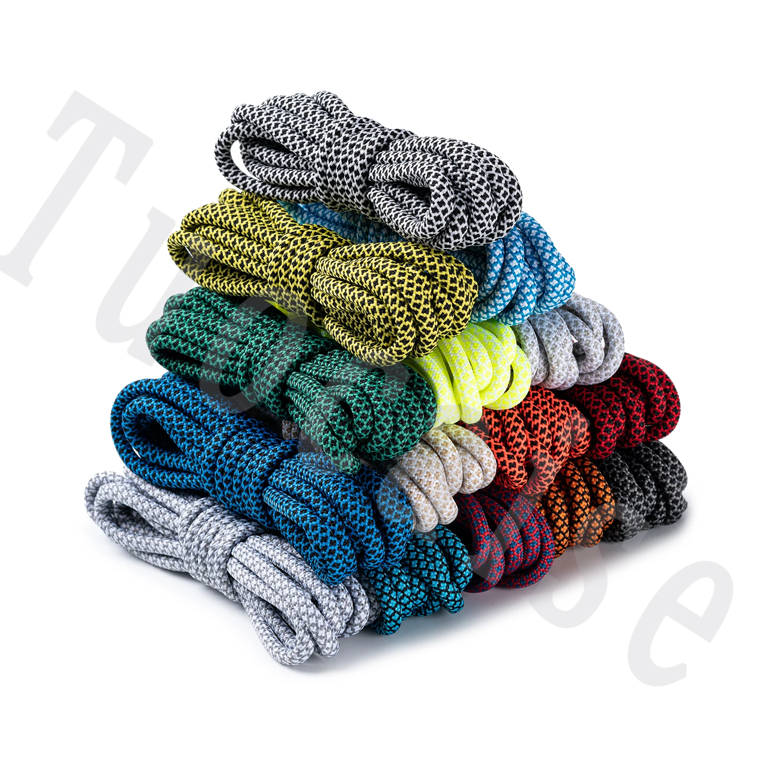 5MM Round Shoe Laces High Quality Durable Round Two-Tone Mixed Color Shoe Laces for Sport Shoelaces Rope 1 Pair 90/120/150/180cm