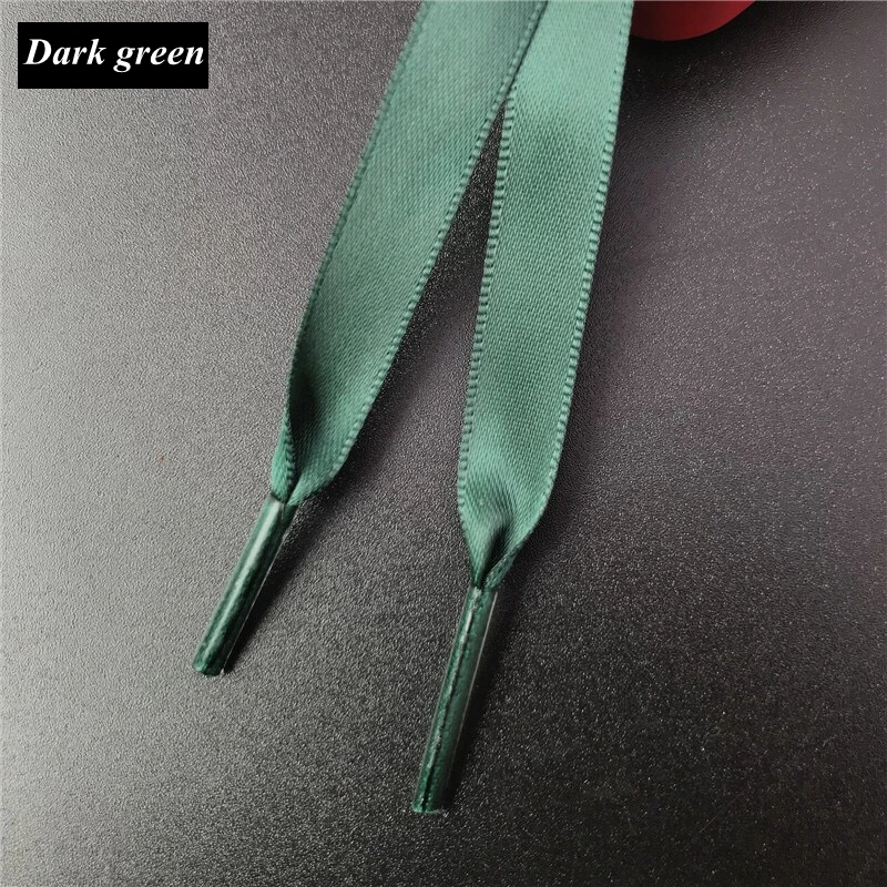 Silk Shoe laces Satin Ribbon Flat Shoelaces Women Sneakers Shoelace Boots laces for shoes Length 80CM 100CM 120CM 150CM