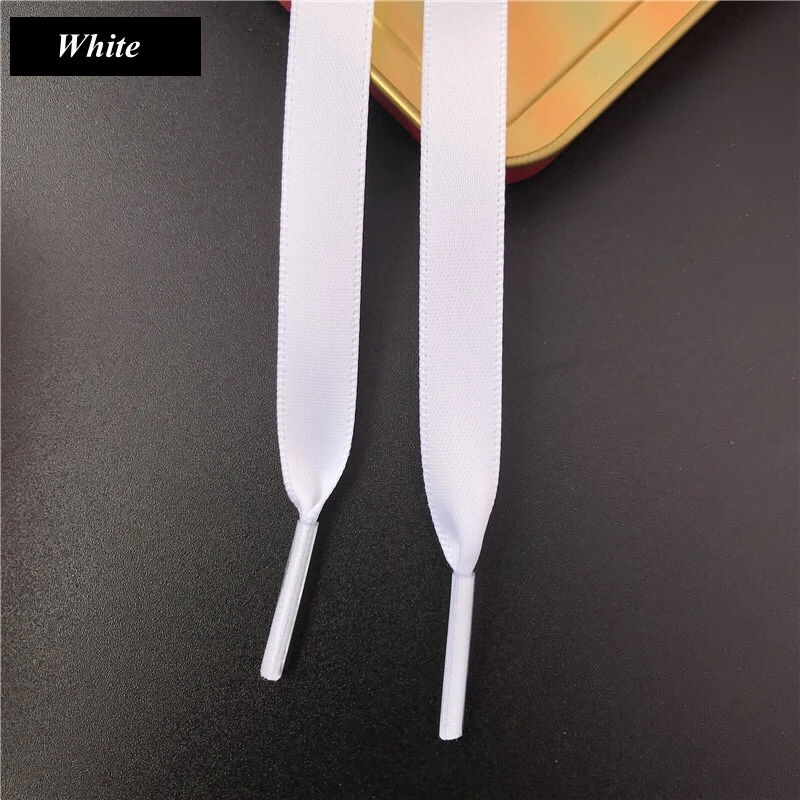Silk Shoe laces Satin Ribbon Flat Shoelaces Women Sneakers Shoelace Boots laces for shoes Length 80CM 100CM 120CM 150CM