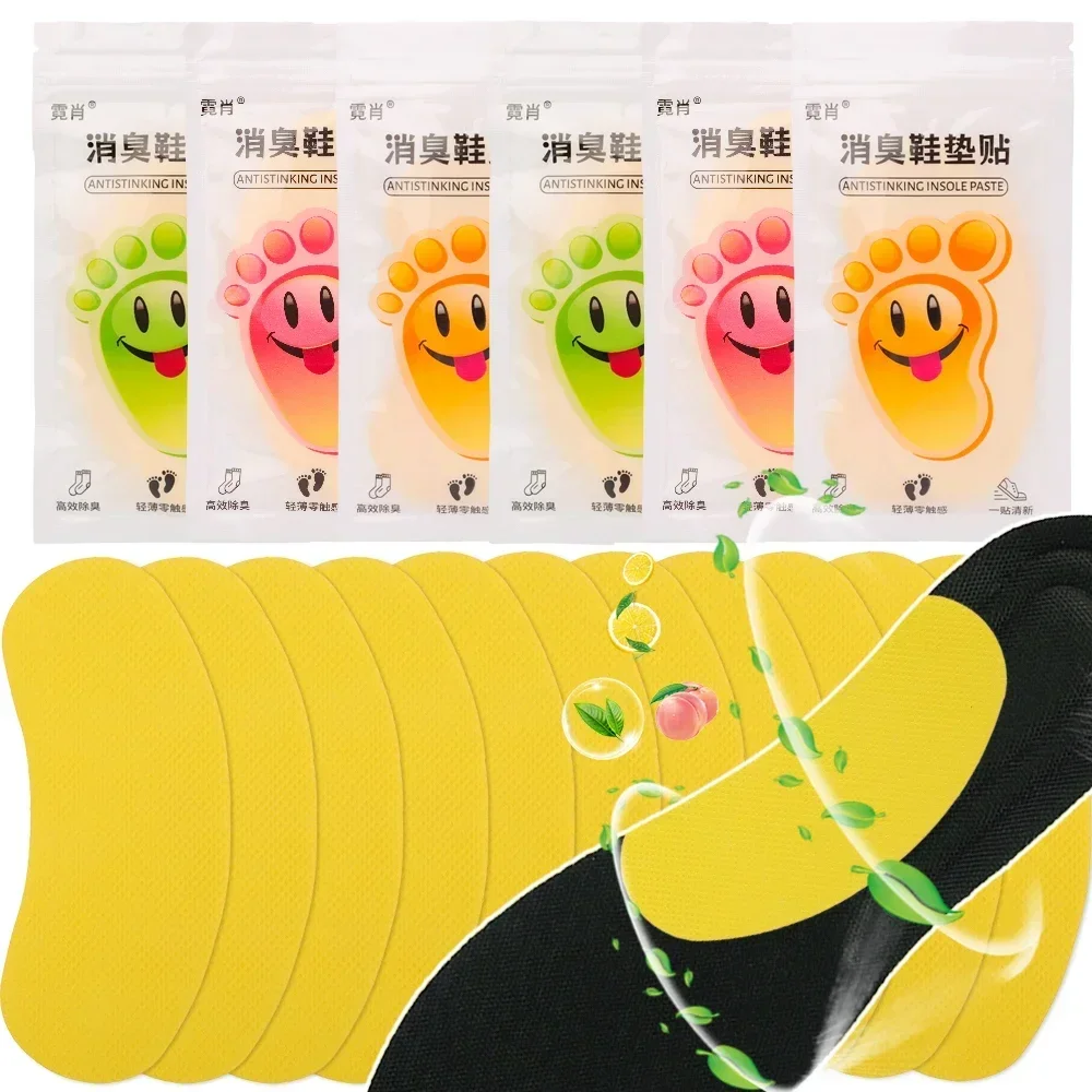 Shoes Deodorant Sticker Deodorant Foot Odor Deodorants Sneaker Smell Fresh Fruity Aroma Insole Sterilization Stickers