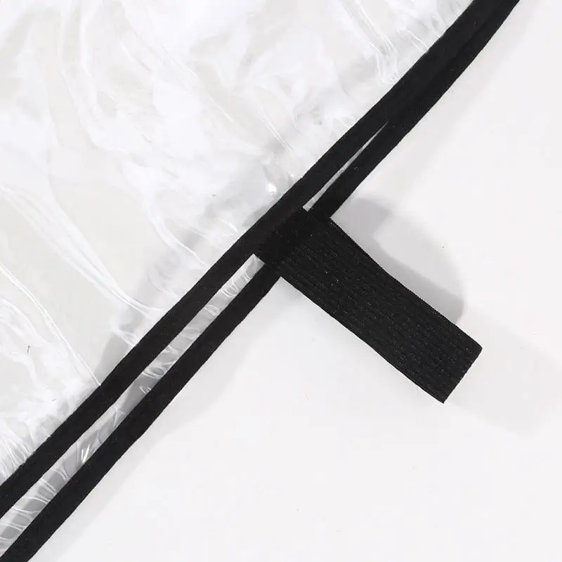Transparent Shoe Covers For Hair Salon Dustproof Waterproof Non-Slip Easy Wear And Remove Shoe Protectors For Hair Stylists