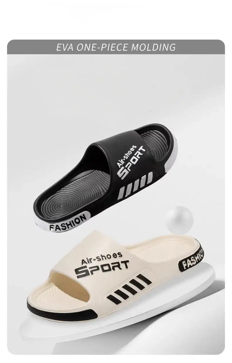 Men's Sport Style Outdoor Slippers Anti-Slip Lightweight for Home And Beach Outdoor Use Comfortable Footwear