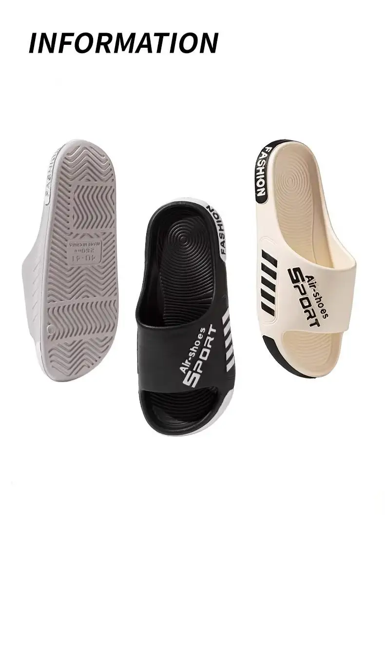 Men's Sport Style Outdoor Slippers Anti-Slip Lightweight for Home And Beach Outdoor Use Comfortable Footwear