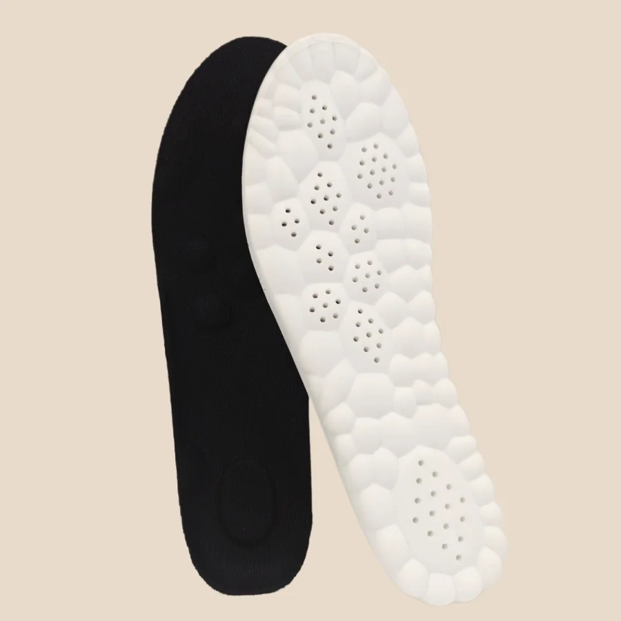 Insoles High Elasticity Latex Sport Soft Shoe Pads Arch Support Orthotic Insoles Breathable Deodorant Shock Absorption Cushion