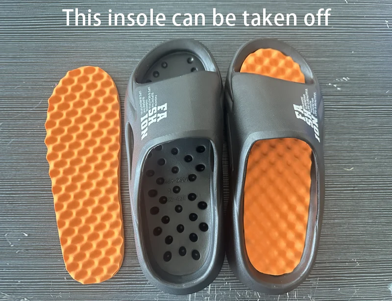 Summer Men Massage Slippers Indoor Outdoor Sandals Beach Casual Shoes Soft Sole Slides Men Flip-flops Men's Sandals Big Size 47