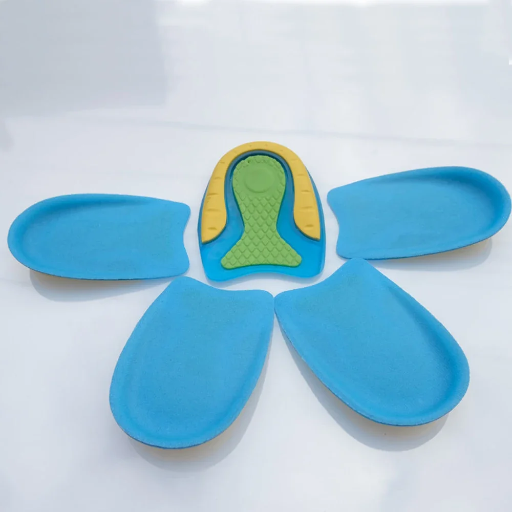 Silicone Gel Insoles for Heel Spurs Fascitis Plantar Pain Relief Inserts Heel Cup Cushion Height Increase Shoe Insoles