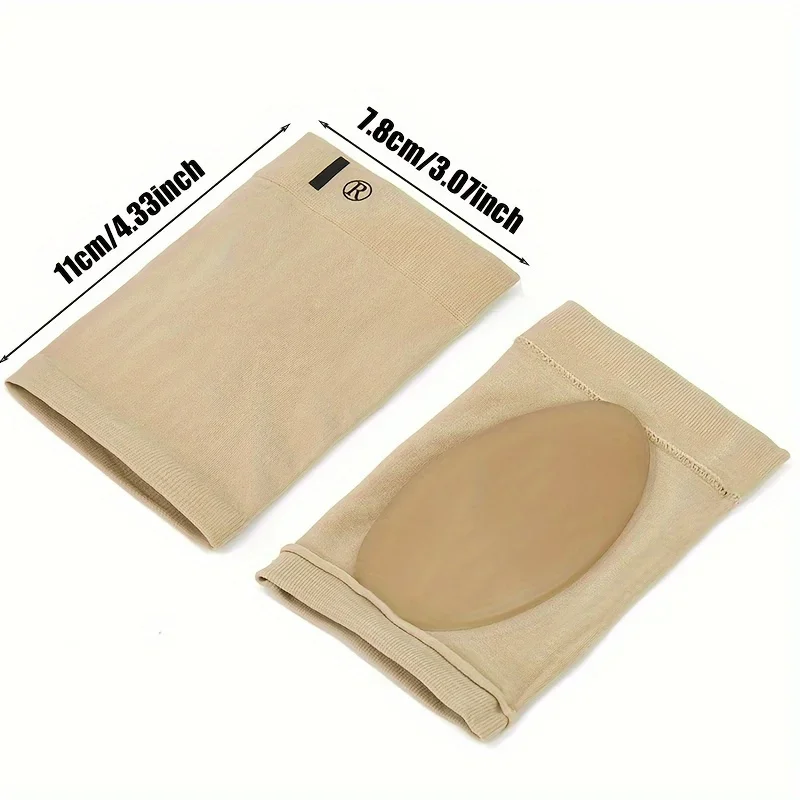 A Pair of Vegetative Arch Support Sleeves with Gel Pads - Compression Foot Stands for Men and Women, Relieving Pain in Flat Feet