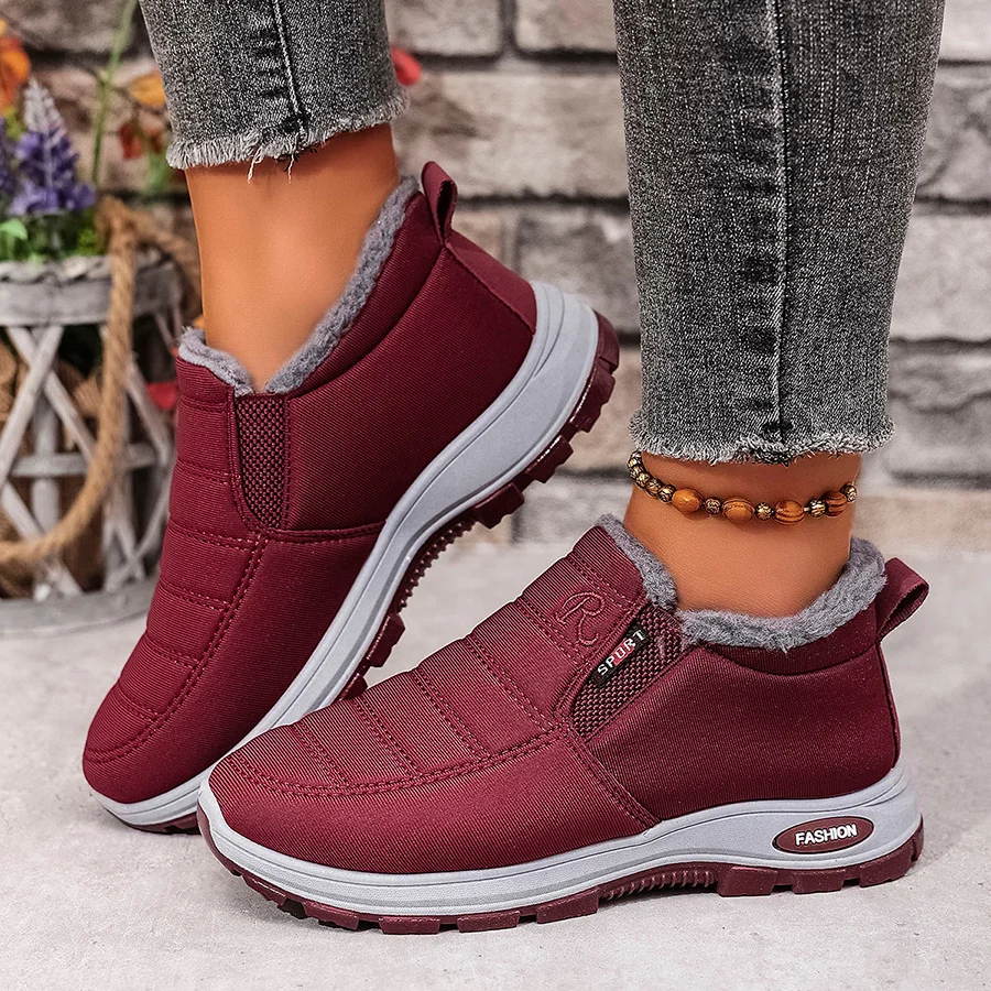Ultra Soft Cozy Inner Anti Slip Outdoor Shoes, Fashion Cold Proof Comfort Booties For Daily Commute & Outdoor Activities