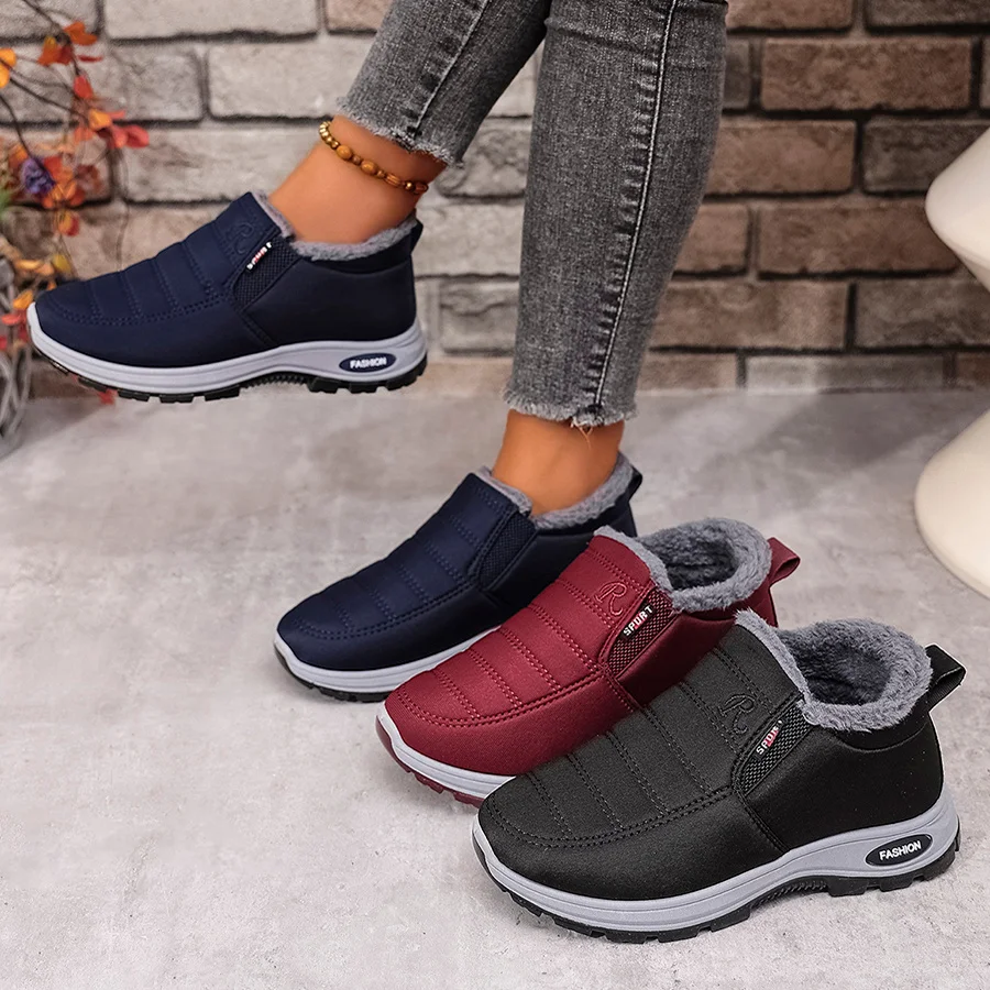 Ultra Soft Cozy Inner Anti Slip Outdoor Shoes, Fashion Cold Proof Comfort Booties For Daily Commute & Outdoor Activities