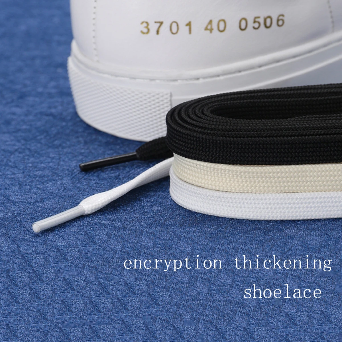 1 Pair Super Quality Flat Shoe Lace Flat Shoelace, For Sneakers, Flats, High tops Laces