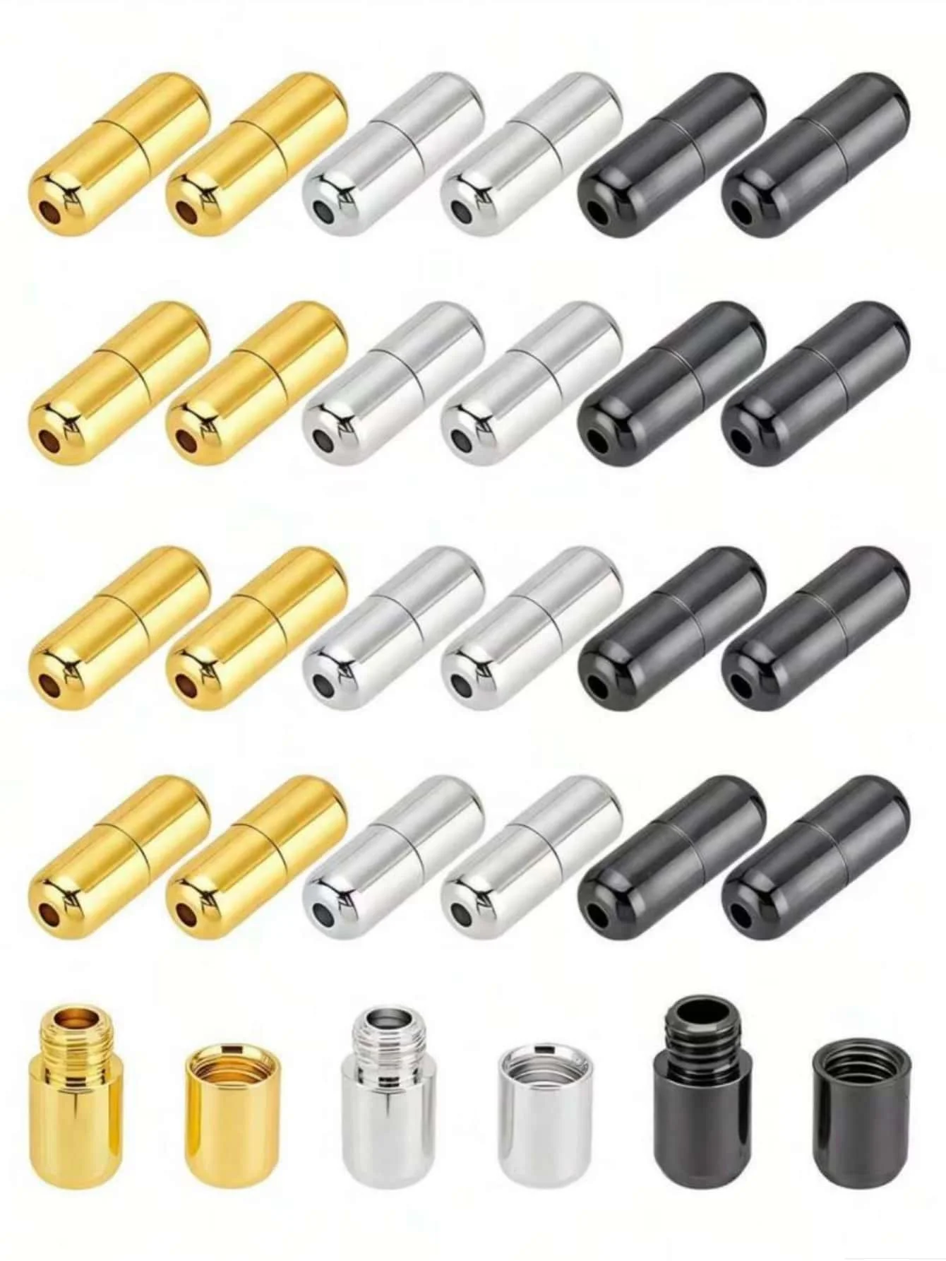 10 Metal Shoelace Locks, Alloy Shoelace Locks, No Need to Tie, Reusable, Do Not Strangle the Shoelaces, Durable, Knot-Free Fastening