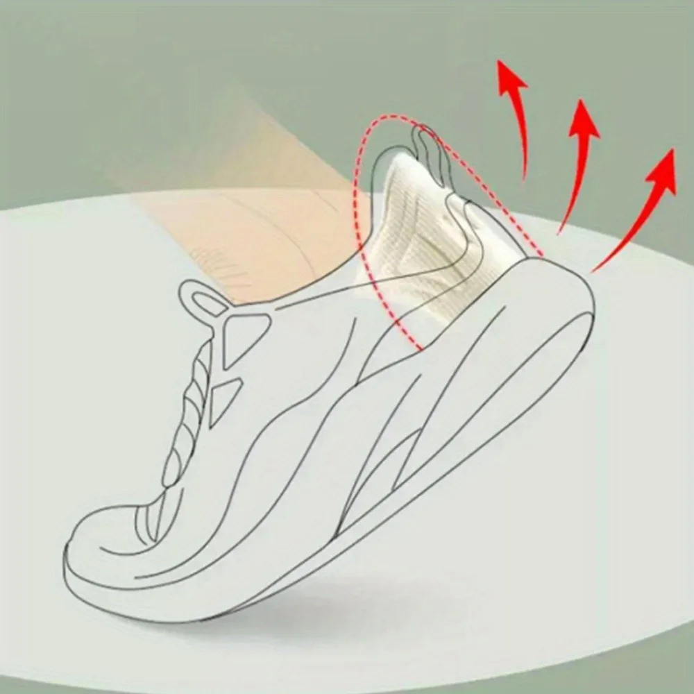 Insoles Heel Pads for Sports Shoes | Adjustable Size Anti-Wear Cushion Inserts, Heel Protector Back Sticker