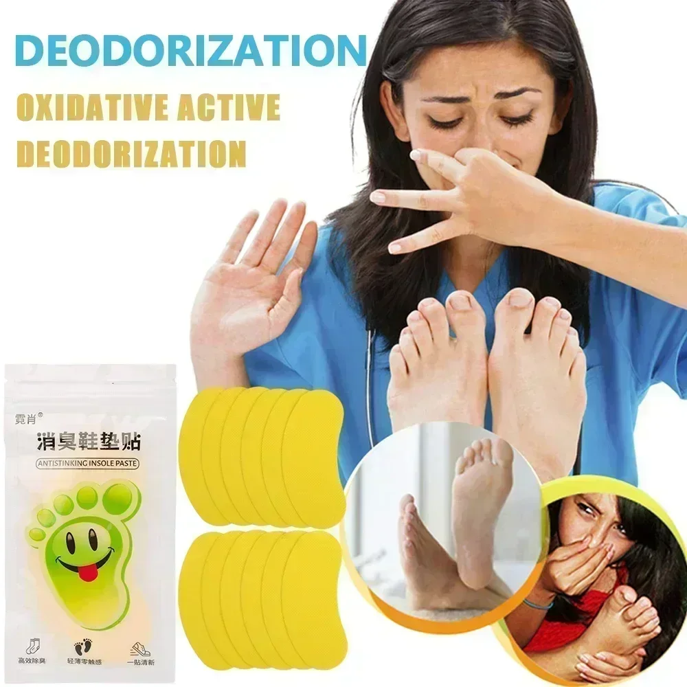 New Deodorant Foot Odor Prevention Foot Sweat Sports Shoes Sticker Sneaker Smell Fresh Fruity Aroma Insole Sterilization Sticker