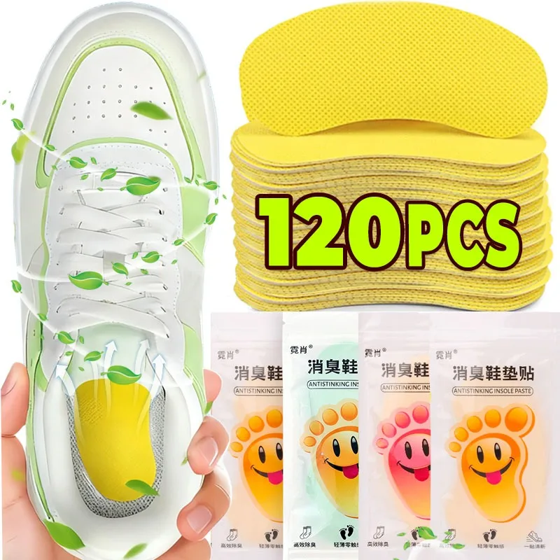 New Deodorant Foot Odor Prevention Foot Sweat Sports Shoes Sticker Sneaker Smell Fresh Fruity Aroma Insole Sterilization Sticker