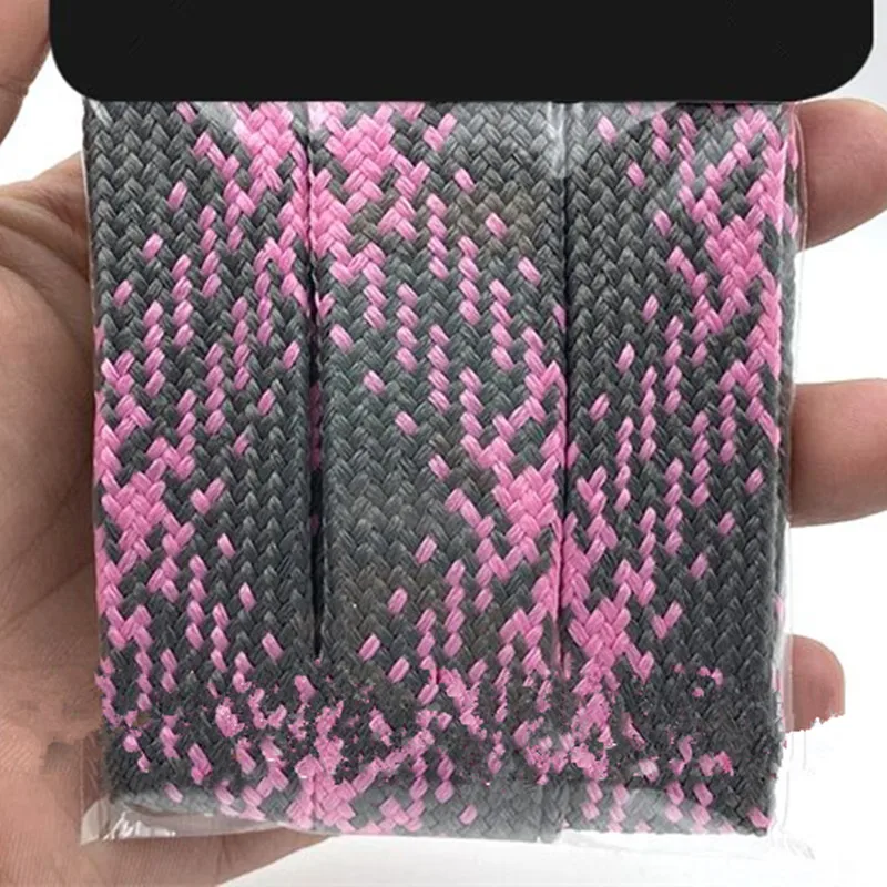 Winter Snow Boots Wider Shoelaces Check Pattern Binary Color Laces Men Women Trend Sport Casual Basketball DE Trainig Shoe Laces
