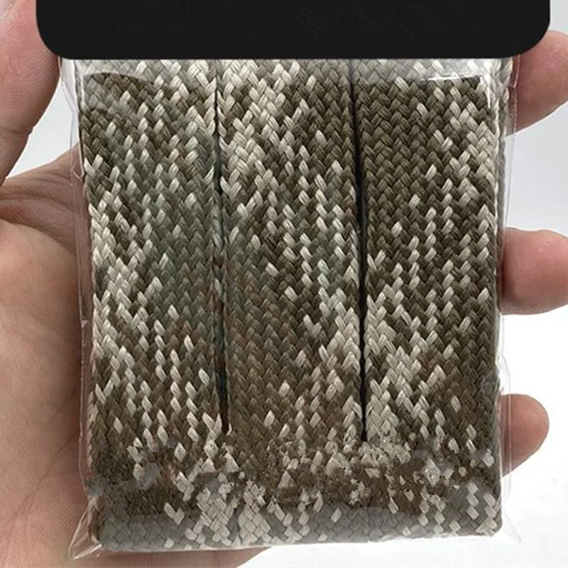 Winter Snow Boots Wider Shoelaces Check Pattern Binary Color Laces Men Women Trend Sport Casual Basketball DE Trainig Shoe Laces