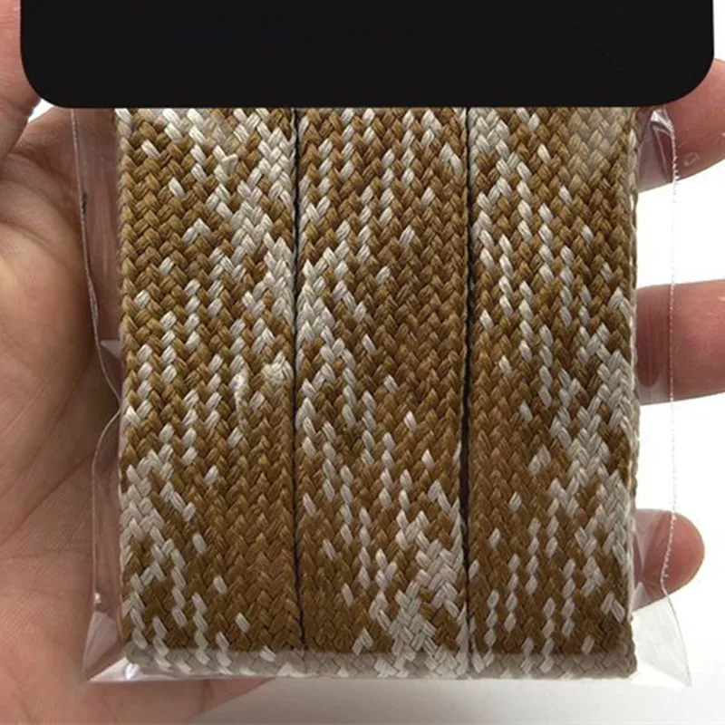Winter Snow Boots Wider Shoelaces Check Pattern Binary Color Laces Men Women Trend Sport Casual Basketball DE Trainig Shoe Laces
