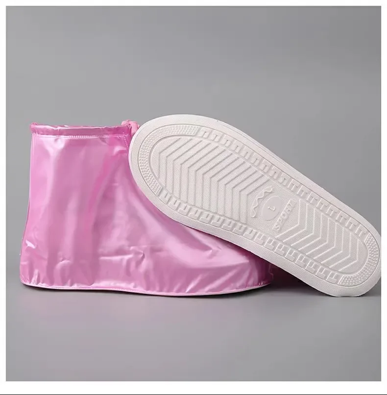 1Pair Silicone Shoes Protectors Rain Boots for Indoor Outdoor Waterproof Shoe Cover Men Women Rainy Reusable Outdoor Shoe Cover