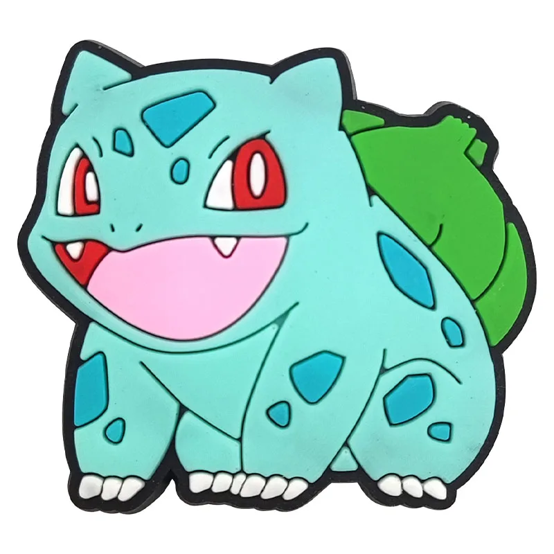 2/13Pcs Large Pokémon Squirtle Pikachu Shoe Charms For Slides Sandals,PVC Shoe Decorations Accessories For Birthday Gift