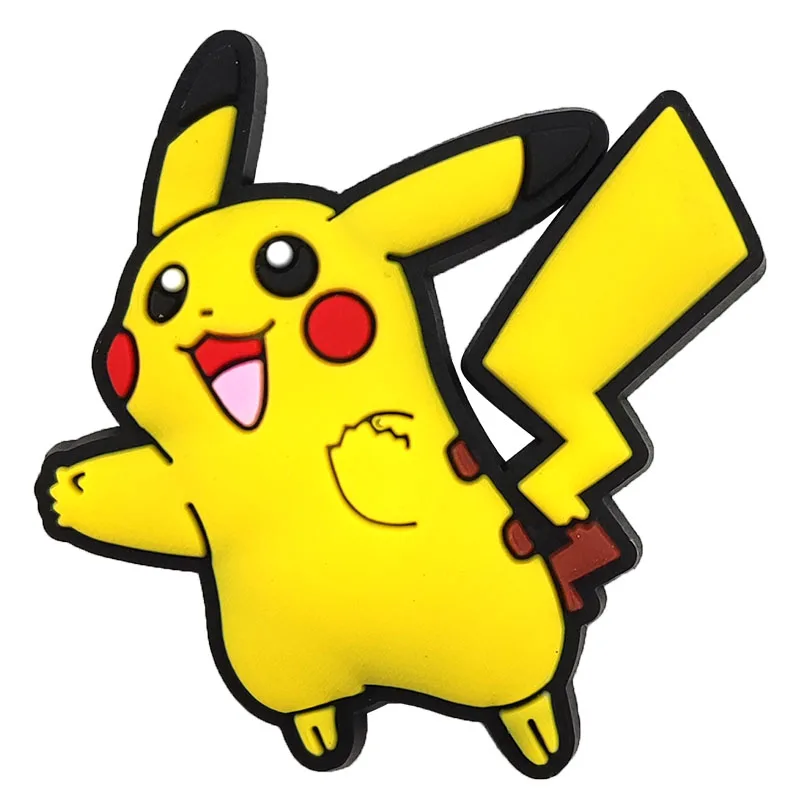 2/13Pcs Large Pokémon Squirtle Pikachu Shoe Charms For Slides Sandals,PVC Shoe Decorations Accessories For Birthday Gift