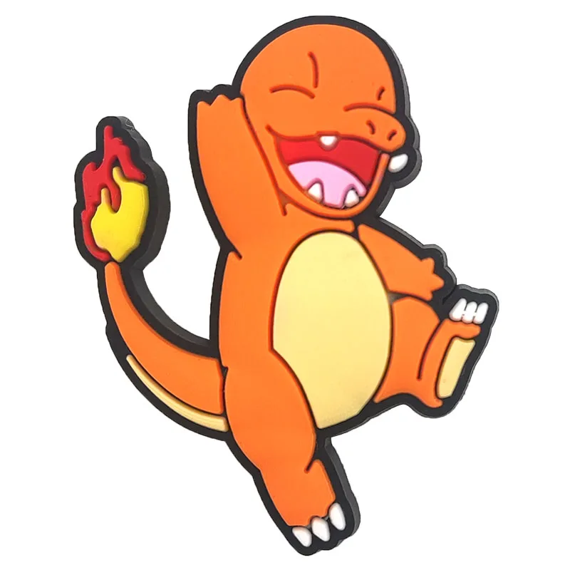 2/13Pcs Large Pokémon Squirtle Pikachu Shoe Charms For Slides Sandals,PVC Shoe Decorations Accessories For Birthday Gift