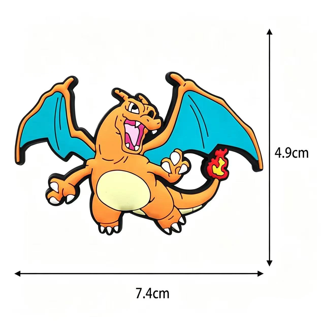 2/13Pcs Large Pokémon Squirtle Pikachu Shoe Charms For Slides Sandals,PVC Shoe Decorations Accessories For Birthday Gift