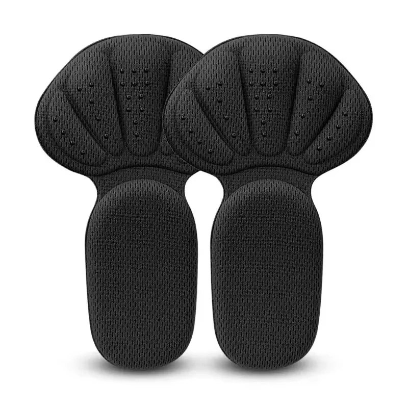 New 2-In-1 Sponge Heel Insole, Heel Protector, For Shoes That Are Too Big, Soft Mesh Anti-Slip Heel Insole.