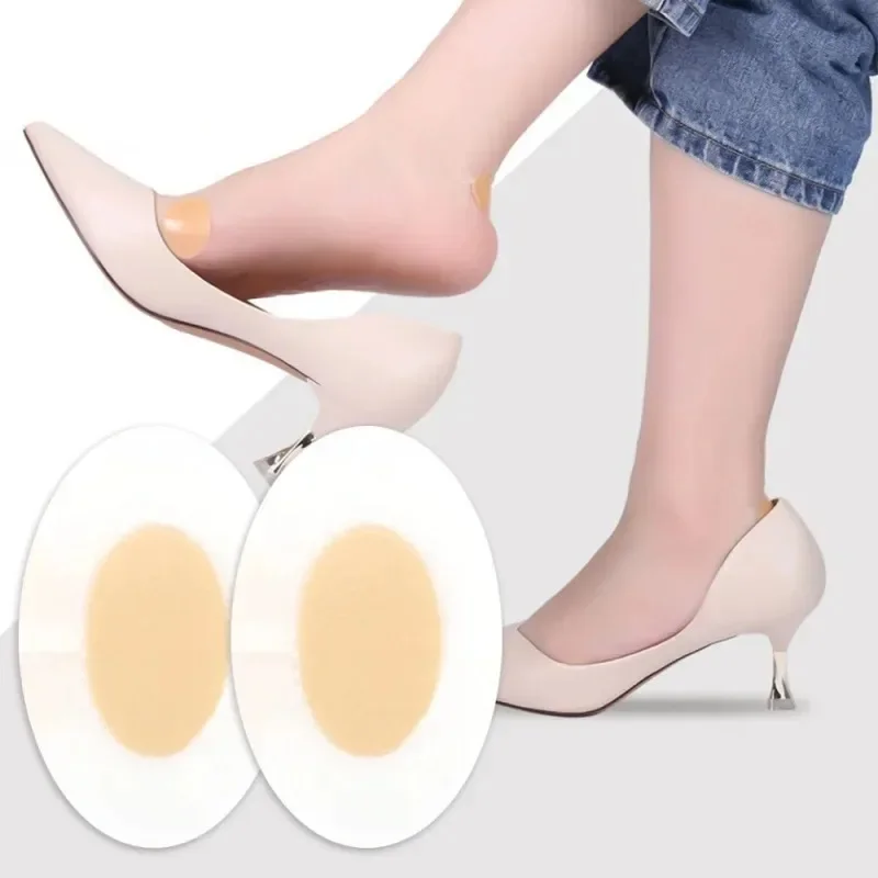 100pcs Gel Grip Heel Protector Adhesive Foot Patches Blister Pads Heel Liner Shoes Stickers Plaster Foot Care Cushion