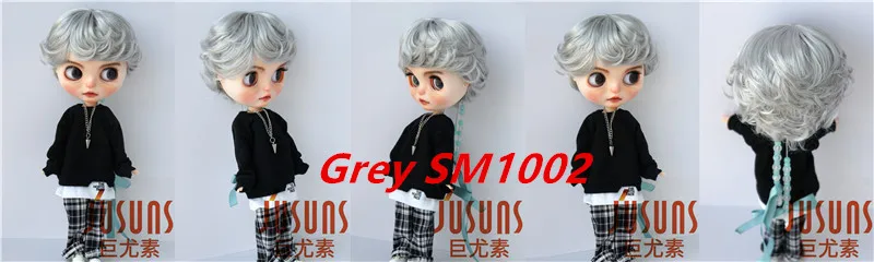 Reborn Doll Wigs JD075 9-10inch 10-11inch 23-25CM 25-28cm 39CM Boyish Cupid Curls Synthetic Mohair Blythes BJD Doll Wigs