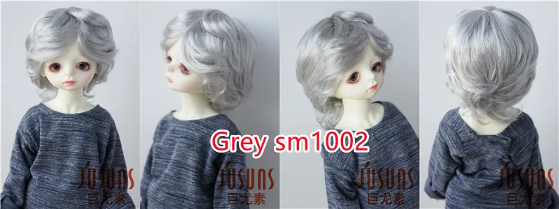 Reborn Doll Wigs JD075 9-10inch 10-11inch 23-25CM 25-28cm 39CM Boyish Cupid Curls Synthetic Mohair Blythes BJD Doll Wigs