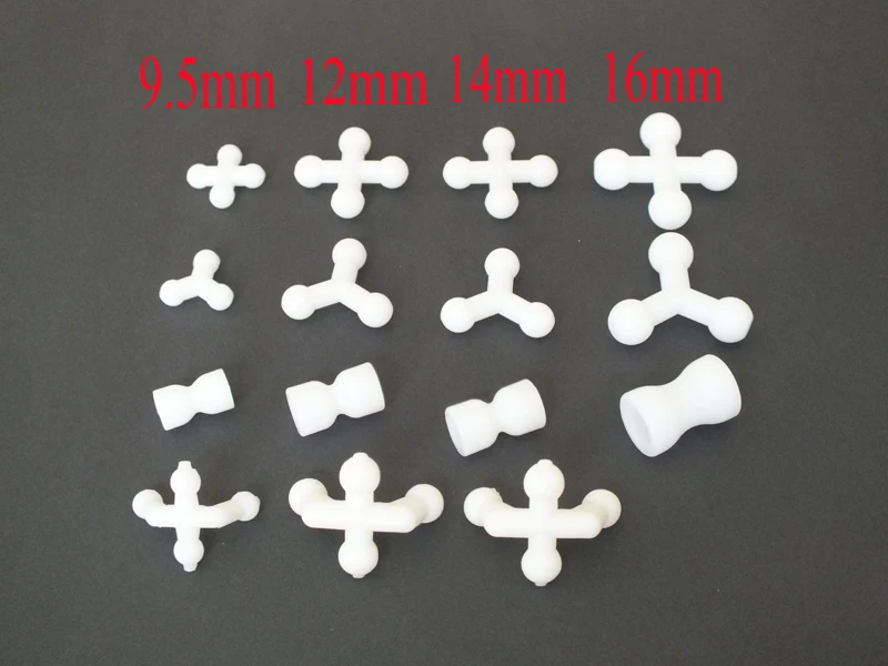 mixing cross--Y--shape skelton joint connector fit for 9.5/12/14/16mm/21mm/25.5mm toy bulk skeletonjoint